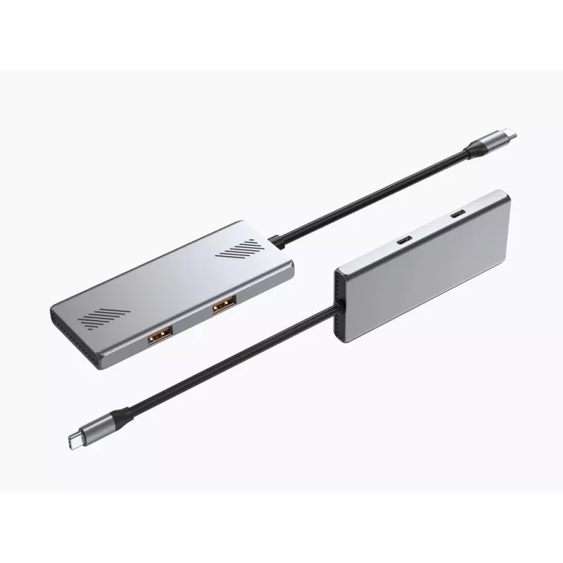 USB šakotuvas Gembird 4 prievadų USB 3.2 Gen 2 Type-C šakotuvas su 4x Type-A ir Type-C prievadais