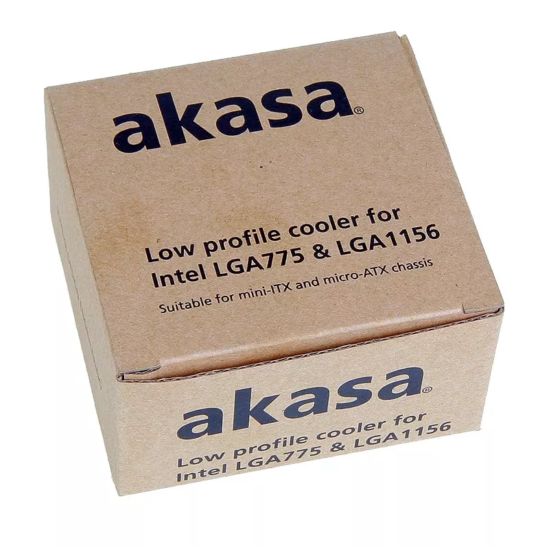 Akasa AK-CCE-7106HP procesoriaus aušintuvas, juodas, sidabrinis