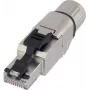 Ethernet jungtis Lapp ED-IE-AXS-6A-B-20-FD-FC tiesi, RJ45 6A įmontuojama, ekranuota, 21700655