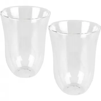 Kavos stiklinės De'Longhi 5513214611 permatomas stiklas 2 vnt 220 ml 117 mm