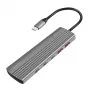 LOGILINK Ultra plonas USB 3.2 skirstytuvas 2xUSB-A, 8xUSB-C, PD, 100W