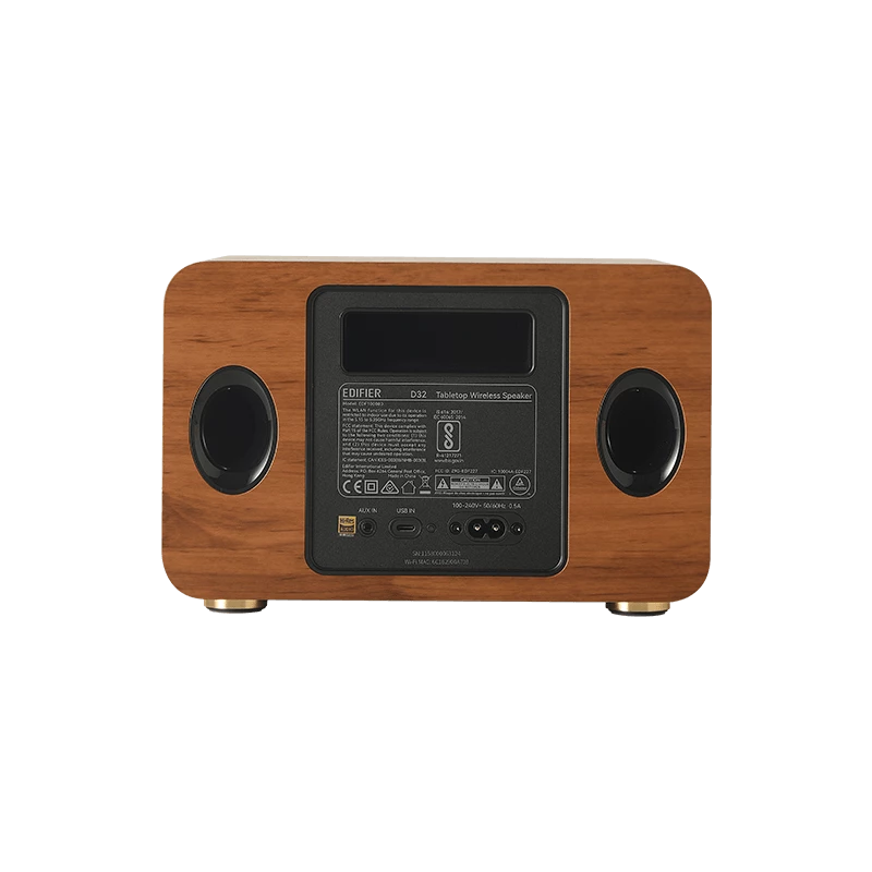 Edifier D32 Daugiapatė WiFi Kolonėlė Bluetooth Medienos spalva - Garsiakalbis (D32 WD)