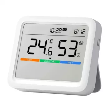 SwitchBot Meter Pro temperatūros ir drėgmės jutiklis su LCD ekranu, baltas