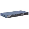 Hikvision DS-3E1318P-EI valdomas Fast Ethernet tinklo jungiklis su PoE 16 prievadų 1U mėlynas