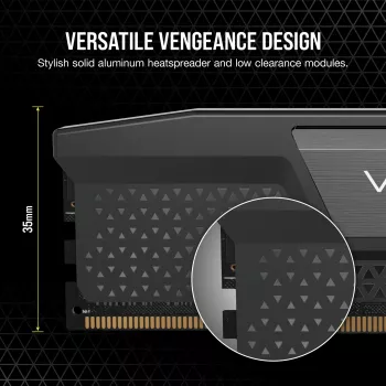 VENGEANCE® 48 GB (2×24 GB) DDR5 DRAM 7000 MT/s CL36 atminties rinkinys