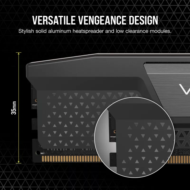 VENGEANCE® 48 GB (2×24 GB) DDR5 DRAM 7000 MT/s CL36 atminties rinkinys