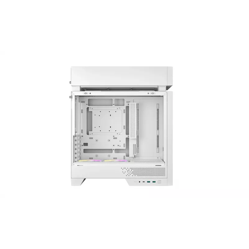 Korpusas DeepCool CL660 WH Baltas – ATX/Micro-ATX/Mini-ITX, grūdintas stiklas, palaiko ATX/PS2/SFX/SFX‑L maitinimo šaltinius