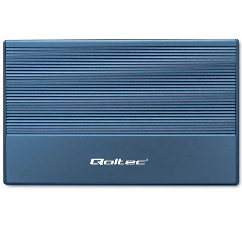 Išorinis 2,5 colio SSD/HDD korpusas QOLTEC 52276 USB 3.0 SATA iki 2 TB