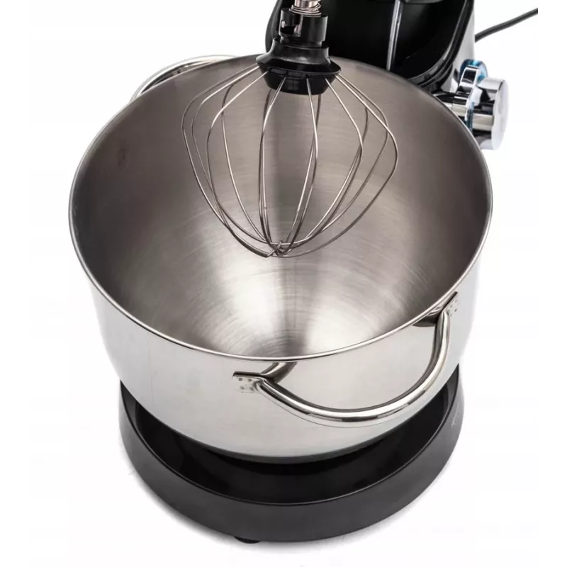 Virtuvinis kombainas Ravanson RP-2500B, 5,5 L nerūdijančio plieno dubuo, 1900 W, 6 greičių, planetinis sukimasis