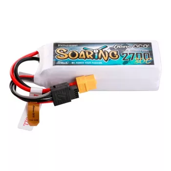 Gens ace G-Tech Soaring 2700mAh 14.8V 30C 4S1P LiPo akumuliatorius su XT60 jungtimi