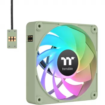 Thermaltake CT120 EX Reverse ARGB Sync 120mm 3 vnt. korpuso ventiliatoriai - Matcha Green