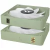 Thermaltake CT140 EX Reverse ARGB 140mm ventiliatorius 3 vnt. pakuotė – Matcha Green