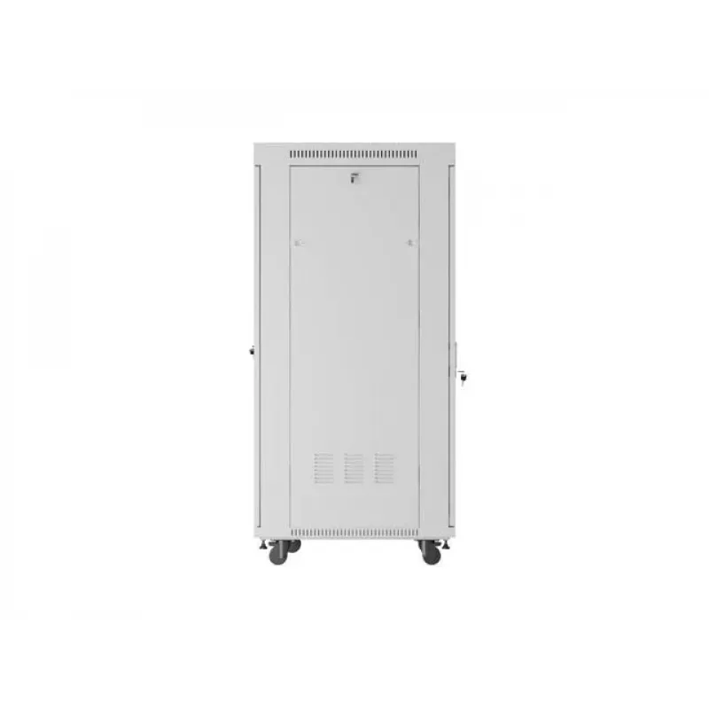 19 colių 32U LANBERG stovimas serverio spintos stovas 600×800 mm pilkas su stiklinėmis durimis ir LCD (Flat Pack)