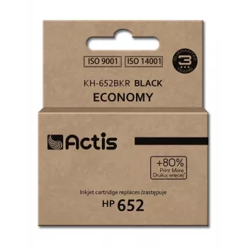 ACTIS kasetė KH-652BKR – juoda, pigmentinis rašalas 15 ml, standartinė išeiga, atnaujinta