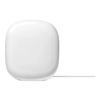 Google Nest WiFi Pro – maršrutizatorius iki 120 m², Wi-Fi 6E, trijų juostų (GA03030-EU)