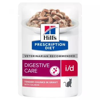 HILLS Prescription Diet Digestive Care i/d Feline su lašiša – šlapias kačių ėdalas – 85g