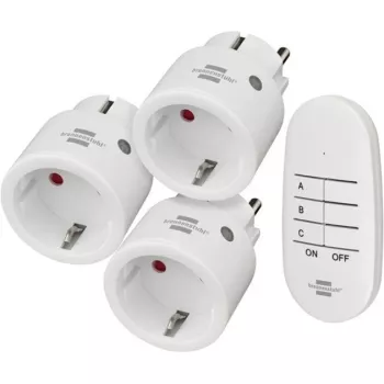Brennenstuhl Comfort-Line Mini 3+1 belaidžių lizdų komplektas, baltas