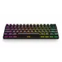 Mechaninė žaidimų klaviatūra STEELSERIES Apex Pro Mini Wireless — 60% formos faktorius, USB + RF belaidis + Bluetooth, QWERTY US, Juoda