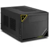 PC korpusas Sharkoon SHARK ZONE C10 Mini-ITX juodas, geltonas