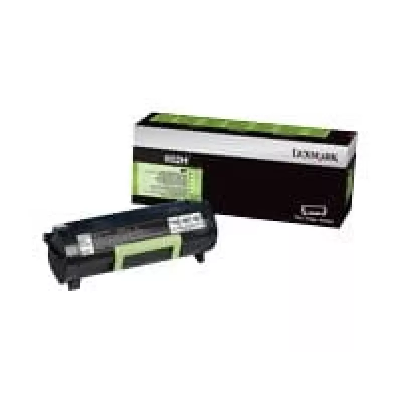 Kasetė su toneriu Lexmark 60F0HA0 juoda, skirta lazeriniams spausdintuvams, išeiga 10 000 puslapių, 1 vnt.