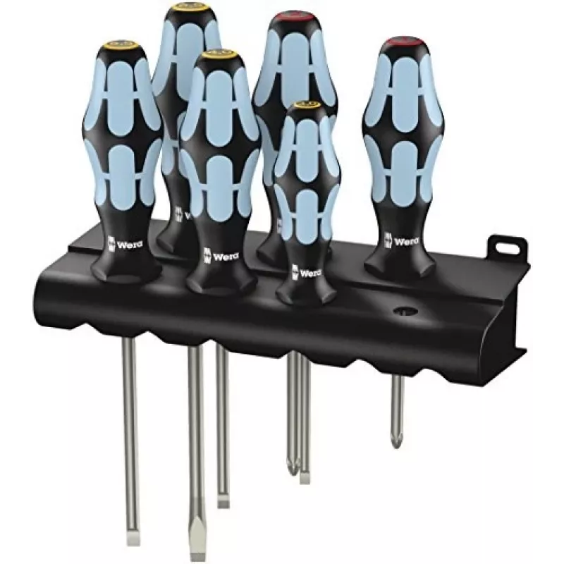 Atsuktuvų rinkinys Wera 3334/6 Single Straight
