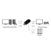 LogiLink CV0107 HDMI į VGA adapteris, juodas