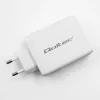 QOLTEC 100W GaN USB-C Dual PD 5–20V 1.5–5A, 2×USB-C Įkroviklis