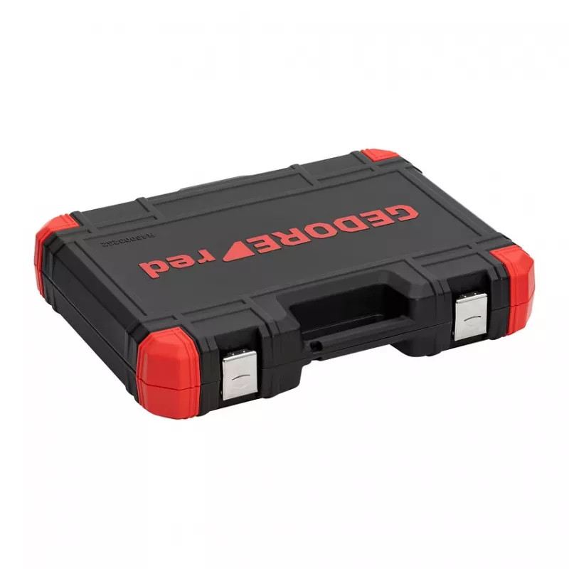 Veržliarakčių rinkinys Gedore R46003232, 232 dalių, 1/4 colio ir 1/2 colio pavaros