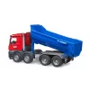 BRUDER MB Arocs Halfpipe Tipper Truck – savivartis su pusapvaliu kėbulu