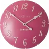NeXtime laikrodis 3084rz London Arabic, Ø34.5 cm, sieninis, rožinė/balta