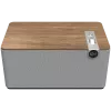 Klipsch the Three Plus belaidė garsiakalbių sistema su Bluetooth, riešutmedžio apdaila