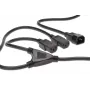Digitus ASSMANN - Leistungsteiler (250 V Wechselstrom) - IEC 320 EN 60320 C14 - IEC 320 EN 60320 C13 - 1.7 m - geformt - Schwarz (AK-440400-017-S)