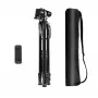 Tripodas su 3D 360° galvute ir telefono laikikliu Puluz PU3096B