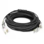 Išvadinis šviesolaidinis kabelis DIGITUS DK-24338U030BK-BBB, surinktas OM4 daugiamodis 8 gyslų, LC/UPC–LC/UPC, 30 m, U-DQ(ZN) BH