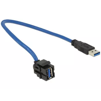 USB laidas DeLOCK 86375 USB 3.2 Gen 1 0,5 m USB A mėlynas