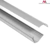 Kabelių lankstus vamzdis MACLEAN MCTV-575 grindims, baltas, 1,5 m, plotis 43 mm, aukštis 2,3–3,2 cm