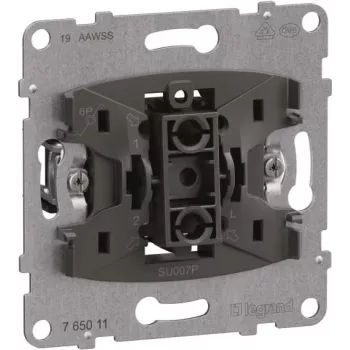Legrand SEANO įdėklas mygtukas 765011 su perjungimo kontaktu 10A Push-In gnybtai 10 (765011)