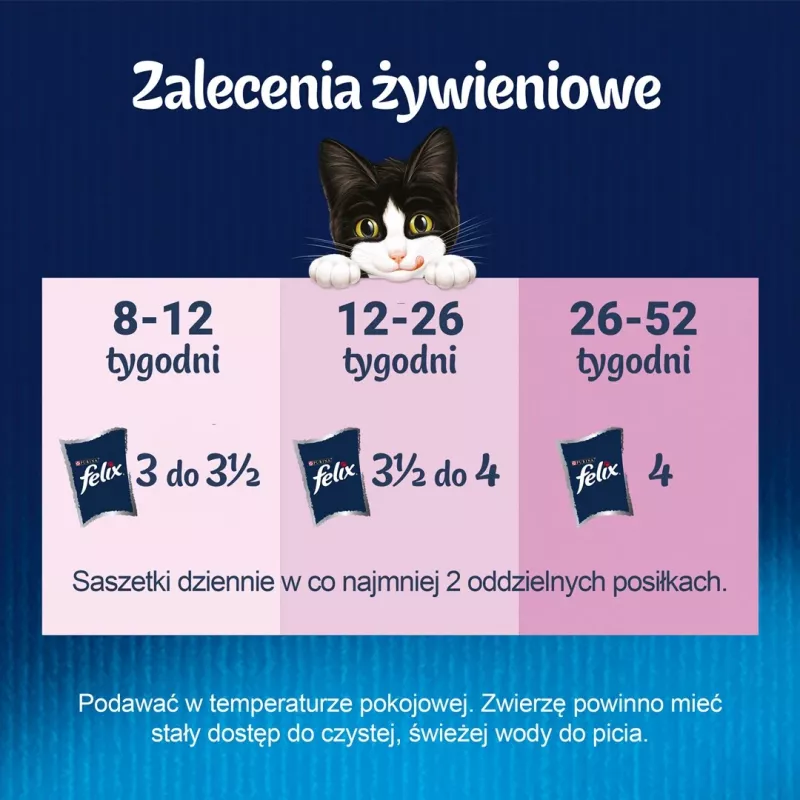 Purina Felix Fantastic Junior šlapias kačių ėdalas, 85 g