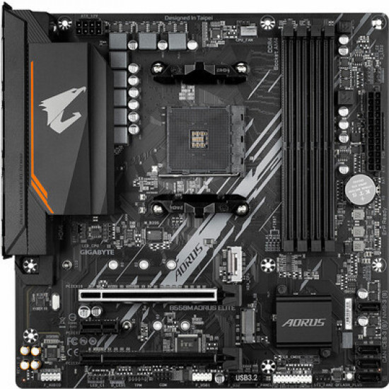 Gigabyte B550M AORUS ELITE AXG13 | Processor family AMD | Processor socket AM4 | DDR4 | Number of SATA connectors 4