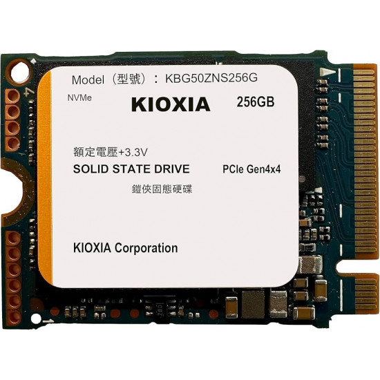 DYSK SSD KIOXIA 256GB NVMe PCIe Gen4x4 2230 KBG520ZNS256G