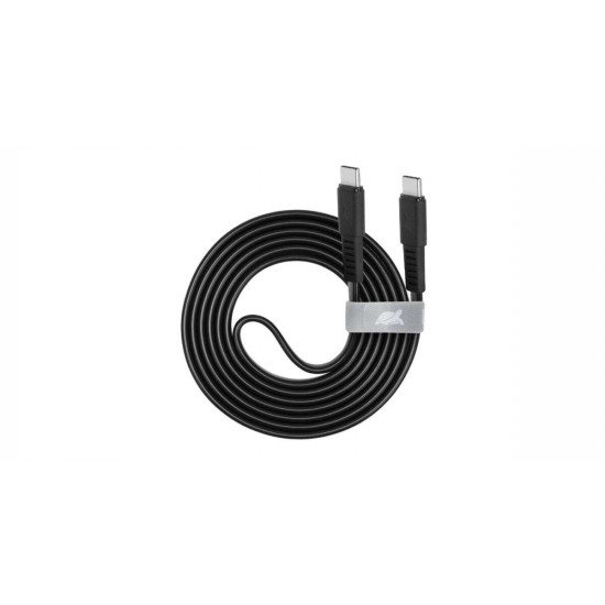 CABLE USB-C TO USB-C 1.2M/BLACK PS6005 BK12 RIVACASE