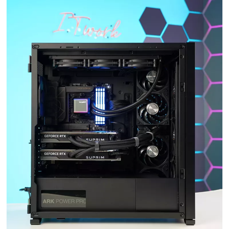 ITwork AMD Ryzen 9 9950X + GeForce RTX 5080 16GB (64GB DDR5, 4TB NVMe) — stacionarus kūrybos ir žaidimų kompiuteris