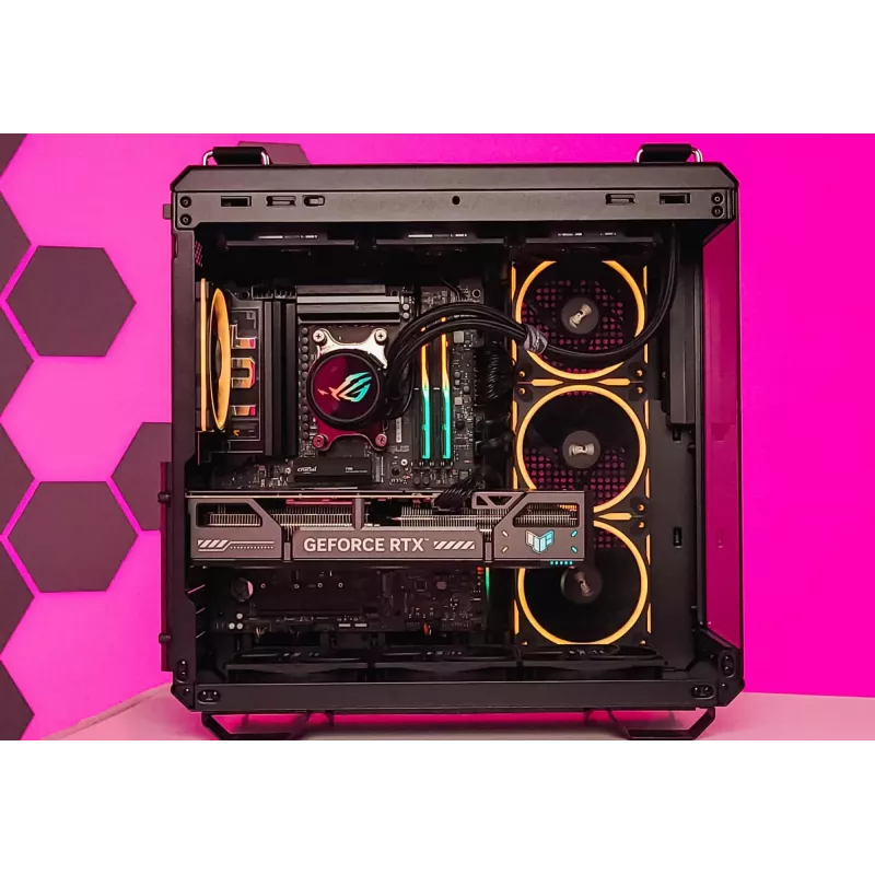 ITwork AMD Ryzen 7 7800X3D + GeForce RTX 5070 Ti 16GB (32GB DDR5, 480GB NVMe) — stacionarus žaidimų kompiuteris