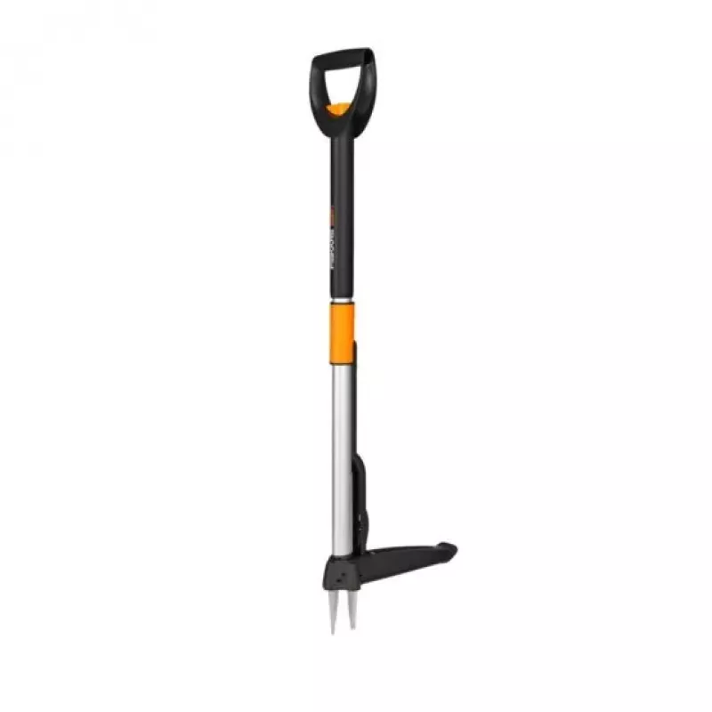 Piktžolių ravėtuvas Fiskars 1020125, metalinė rankena, gylis 1190 mm, plotis 30 mm, svoris 1,25 kg
