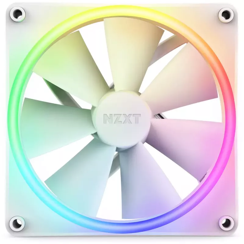 Ventiliatorius NZXT F140 RGB DUO 14 cm Baltas 500-1800 RPM 2.72 mmH2O
