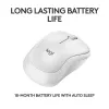 Pelė Logitech M240 Silent Bluetooth balta