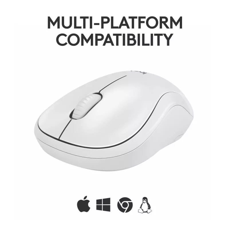 Pelė Logitech M240 Silent Bluetooth balta