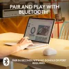 Pelė Logitech M240 Silent Bluetooth balta