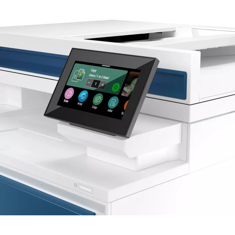 HP Color LaserJet Pro MFP 4302fdw spausdintuvas, lazerinis, spalvotas, 600 x 600 DPI, A4, tiesioginis spausdinimas, mėlyna, balta
