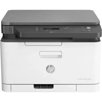 Daugiafunkcis lazerinis spausdintuvas HP Color Laser MFP 178nw – spalvotas spausdinimas, A4, 18 ppm (n/b), Wi‑Fi, Ethernet, dvipusis nuskaitymas